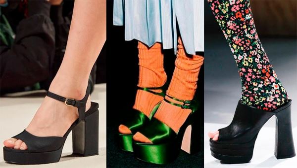 Модная женская обувь на платформе: тренды 2022 года