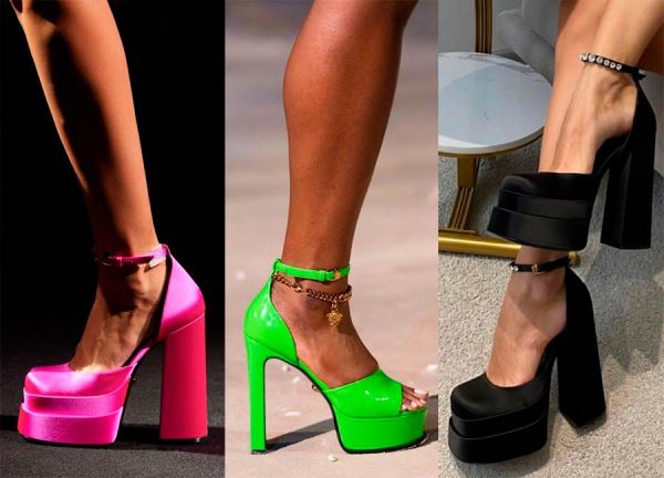 Модная женская обувь на платформе: тренды 2022 года