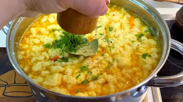 Ароматный суп «Затирка» от цыганки Гали